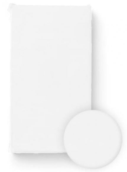 Prestieradlo do postieľky, bavlna, biele, 120 x 60 cm
