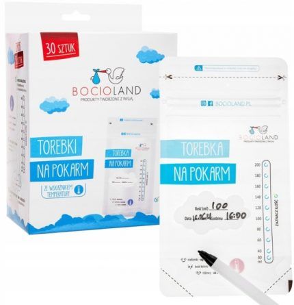 BocioLand Vrecká na mlieko 200 ml - 30 ks