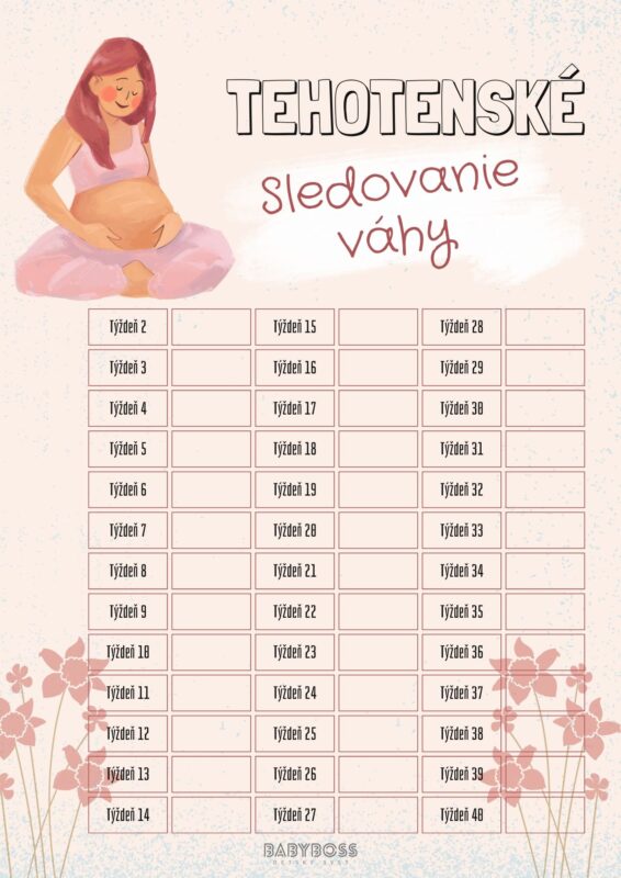 Tehotenské sledovanie váhy