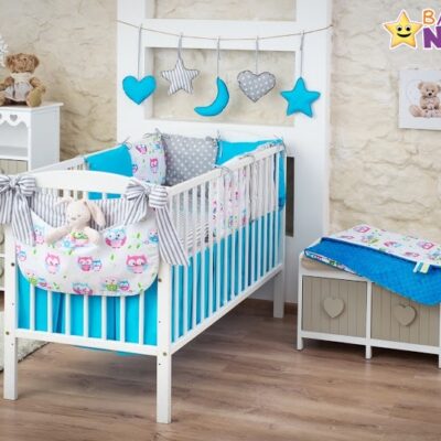 14-dielny set mega sada Be LOVE - Modrá / sivá - sovička