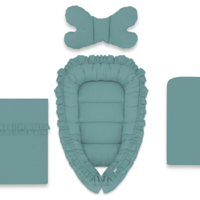 4-dielny set Hniezdočko ROYAL (tm. mätové)