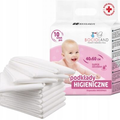 Absorpčné hygienické podložky Bocioland, 40x60 cm, 10 ks