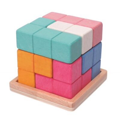 Adam Toys: Drevená kocka TETRIS