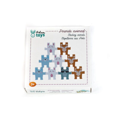 Adam Toys: Drevená skladacia hra Lesné zv. (12ks)