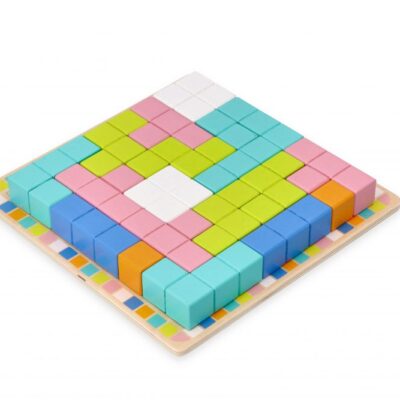 Adam Toys: Drevená skladacia hra TETRIS (19ks)