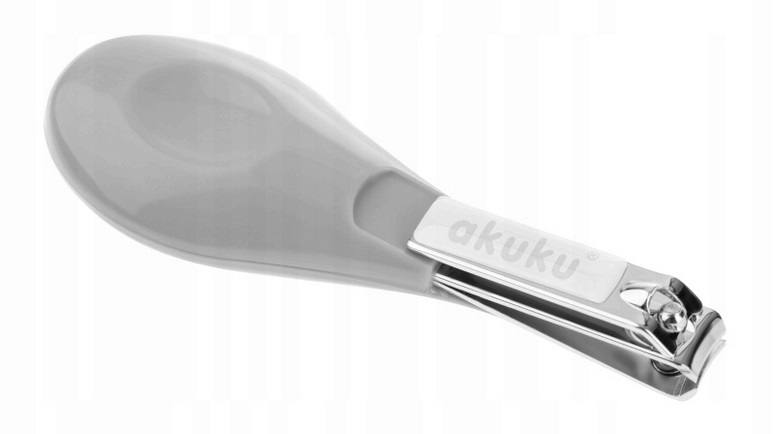 Akuku: Dojčenské klieštiky na nechty (sivé)