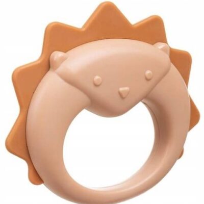 Akuku: Silikónové hryzátko Ježko (béžové)
