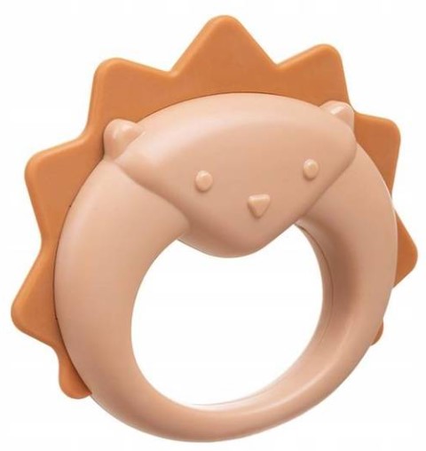 Akuku: Silikónové hryzátko Ježko (béžové)