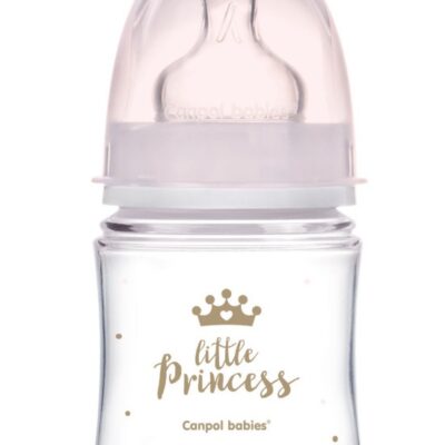 Canpol Babies: Antikoliková fľaša 120ml Princess