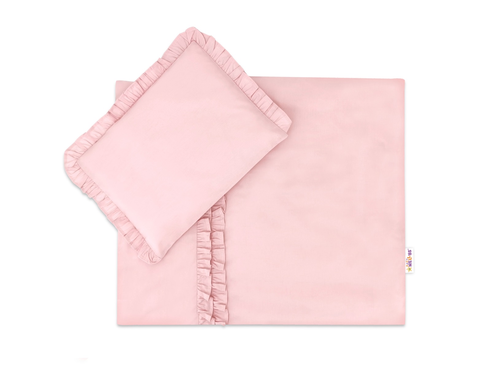 Baby Nellys: 4-dielny set do kočíka Royal (ružový)