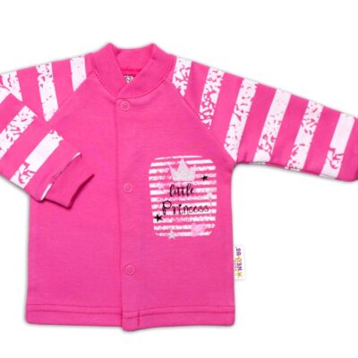 Baby Nellys Bavlnená košieľka Sweet Little Princess, ružová