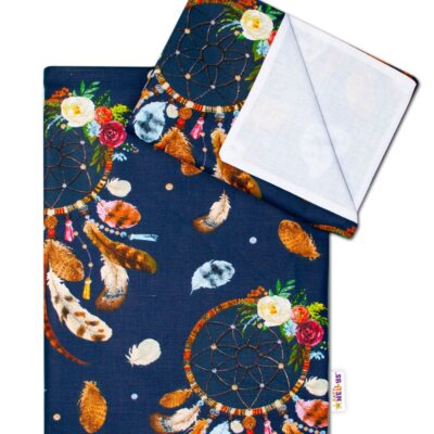 Baby Nellys Bavlnené obliečky Lapač snov - granátová, 135x100