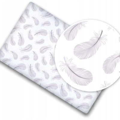 Baby Nellys Detské bavlnené prestieradlo do postieľky, 140x70cm - Pierka