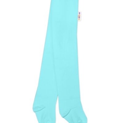 Baby Nellys Detské pančuchy bavlnené - svetlo modré, veľ. 80/86