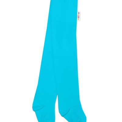 Baby Nellys Detské pančuchy bavlnené - tyrkysové, veľ. 80/86