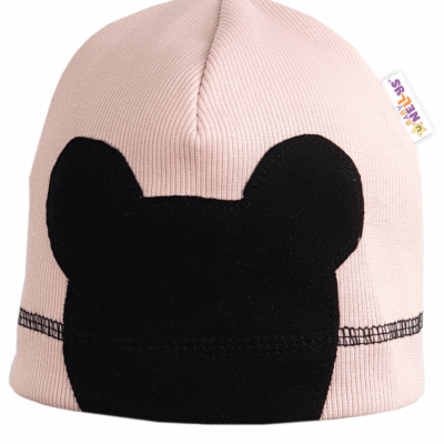 Baby Nellys Jarná čiapka Mouse, sv. ružová, , veľ. 2/4 let