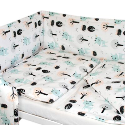 Baby Nellys Mantinel s obliečkami - Srnečci, 135x100