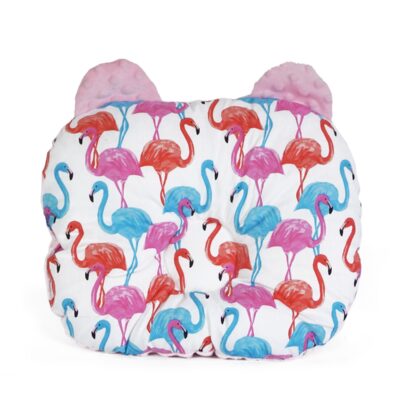 Baby Nellys: Obojstranný vankúšik Plameniak (ružová)