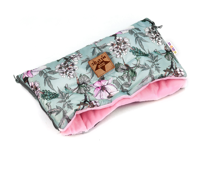 Baby Nellys: Rukávnik ku kočíku PREMIUM (Magnólia)