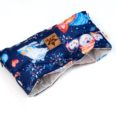 Baby Nellys: Rukávnik PREMIUM Winter (granátový)