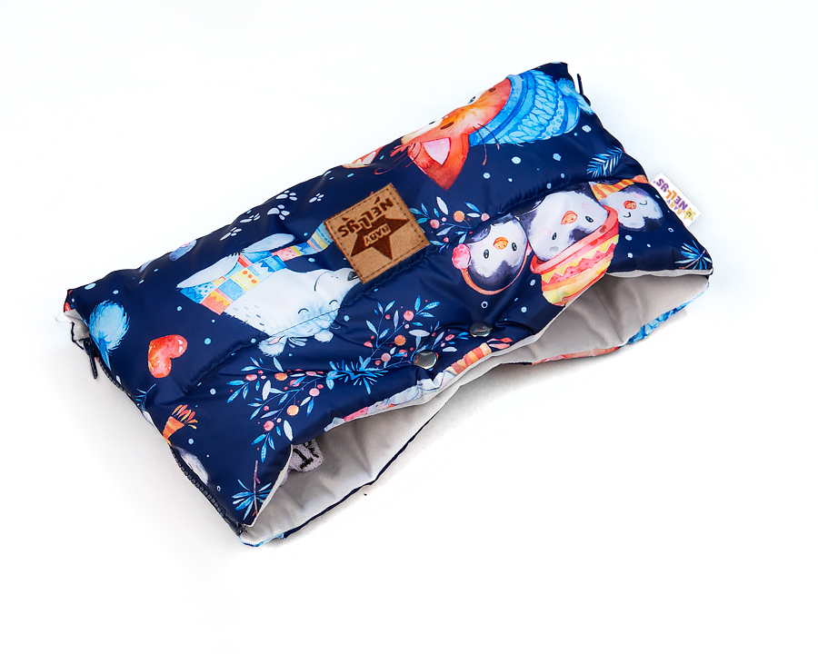 Baby Nellys: Rukávnik PREMIUM Winter (granátový)