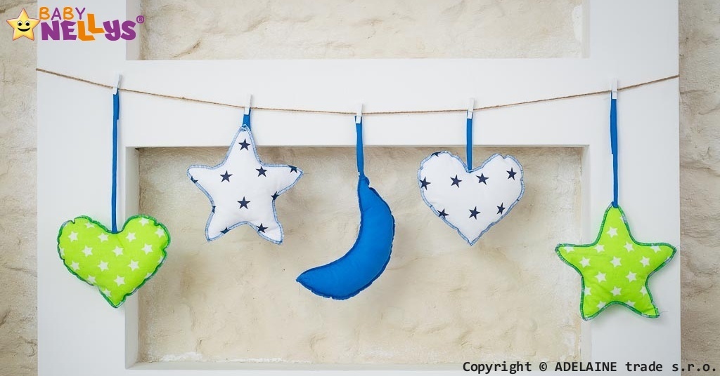 Baby Nellys: Sada dekorácií Stars be Love č.2