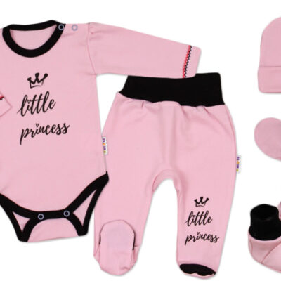 Baby Nellys Súpravička do pôrodnice Princess - ružová