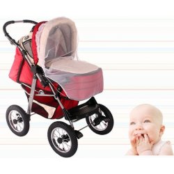 Baby Nellys: Biela moskytiéra na kočík