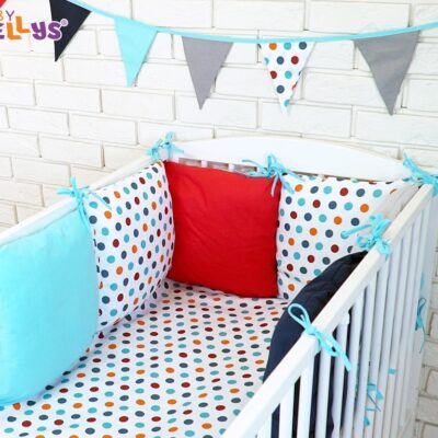 Baby Nellys Vankúšikový mantinel s obliečkami 135x100cm - č. Blo8