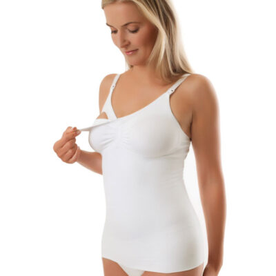 BabyOno: Biela dojčiaca košieľka (vel. L)