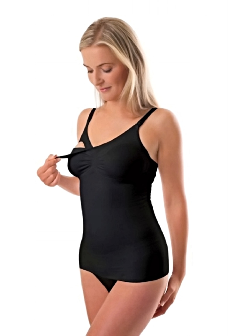 BabyOno: Čierna dojčiaca košieľka (vel. XL)