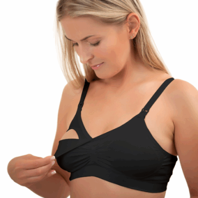 BabyOno: Čierna dojčiaca podprsenka