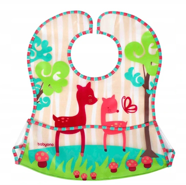 BabyOno: Nepremokavý podbradník Srnky (6m+)
