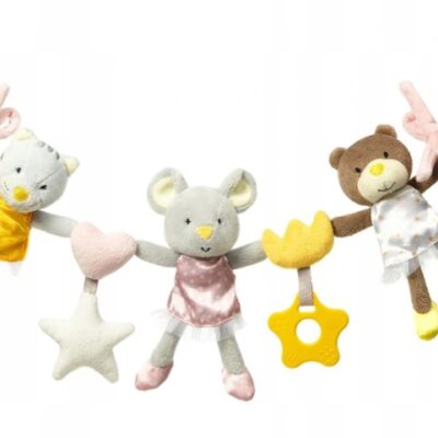 BabyOno: Závesná hračka Ballerinas (sivá)