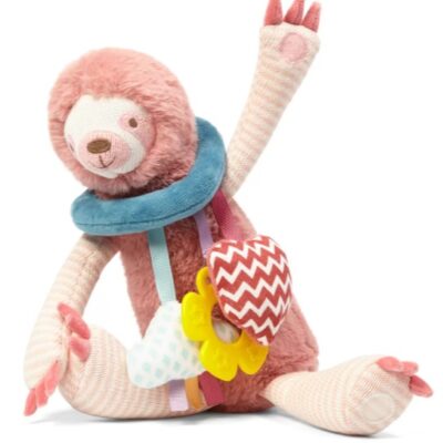 BabyOno: Závesná hračka Sloth Lenny (púdrová)