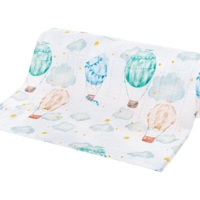 Bambusová plienka 75x75cm, lux, Balóny