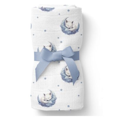 Bambusová plienka 75x75cm, lux, Lištičky