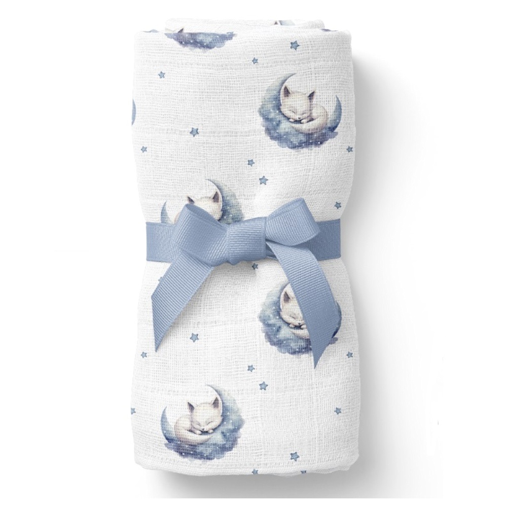 Bambusová plienka 75x75cm, lux, Lištičky