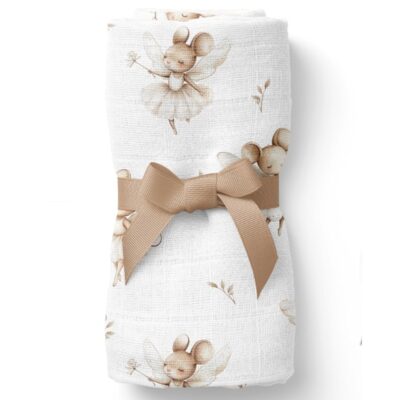 Bambusová plienka 75x75cm, lux, Myšky