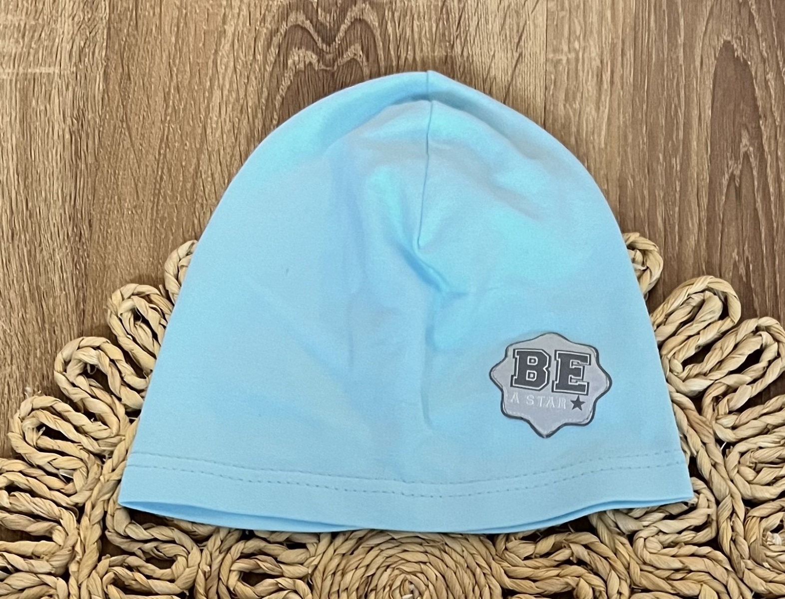 Bavlnená čiapočka Mamatti, Dino park - modrá, veľ. 2-3 roky