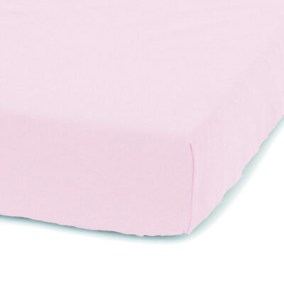 Bavlnená prestieradlo do kolísky, 90 x 40 cm - ružová