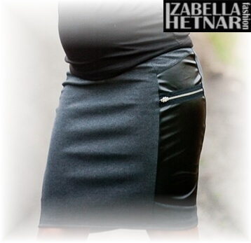 Be MaaMaa Sukne REA - grafit, vel. S