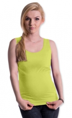 Be MaaMaa Tehotenské, dojčiace tielko s odnímateľnými ramienkami - limetka, vel´. L/XL