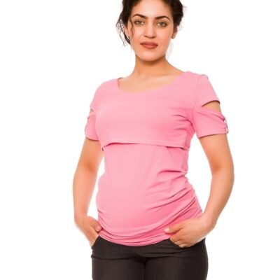 Be MaaMaa Tehotenské kraťasy Jeans Crush - černé, vel´. XL