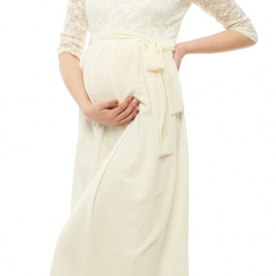 Be MaaMaa Tehotenské šaty - ecru