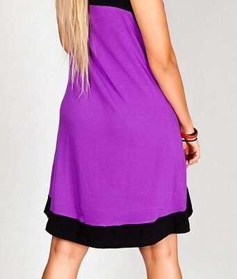 Be MaaMaa: Fialové tehotenské šaty HALINA