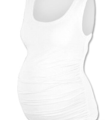Be MaaMaa Top, tielko DANA nielen pre tehotné - biela