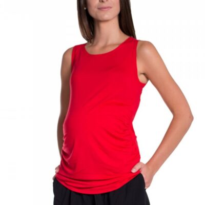 Be MaaMaa Top/tielko nielen pre tehotné - červená