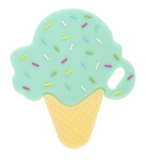 BocioLand: Silikónové hryzátko Zmrzlinka (fialová)