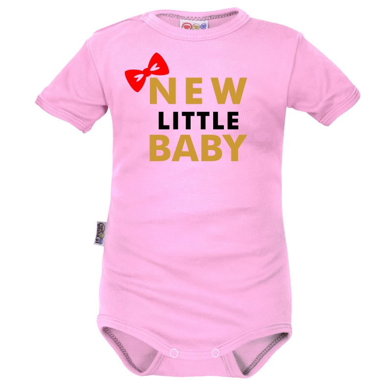 Body krátký rukáv Dejna New little Baby - Girl, růžová, veľ. 80